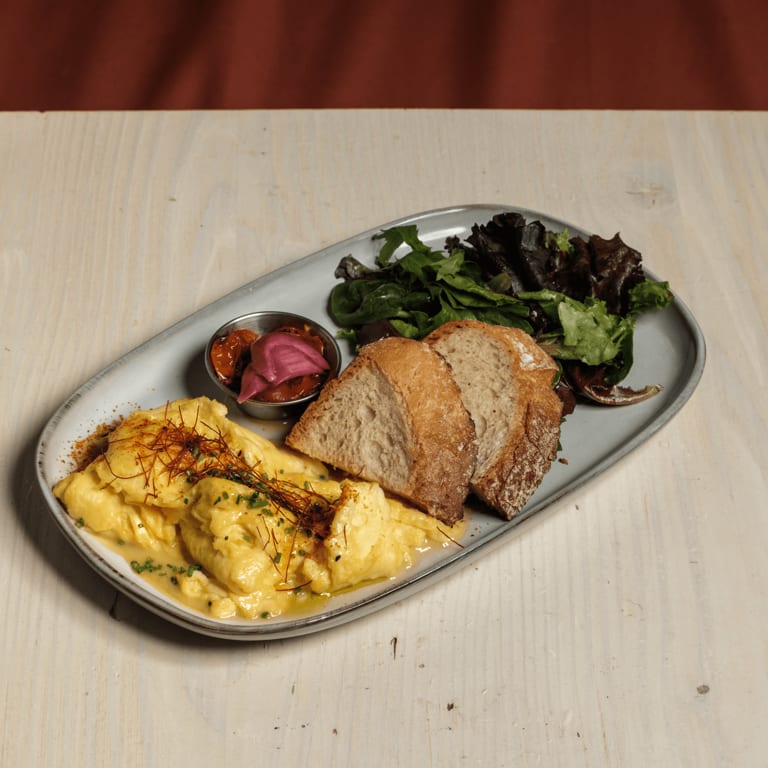 Scrambled Eggs at Our Cafe