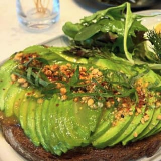 yuzu avocado tartine ( toast )